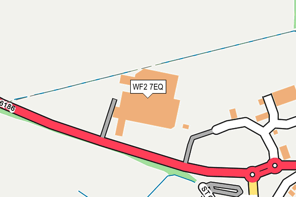 WF2 7EQ map - OS OpenMap – Local (Ordnance Survey)