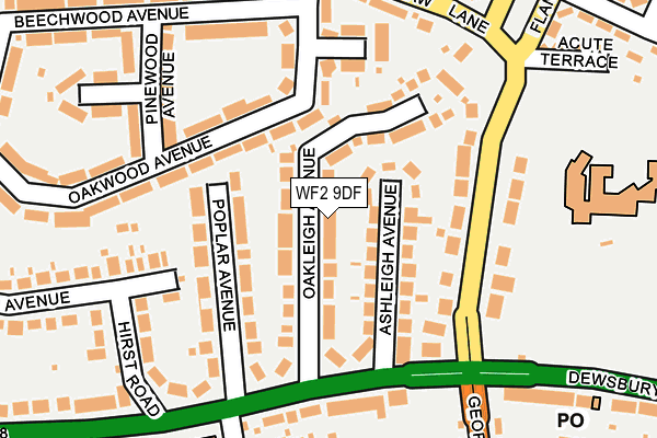 Map of SJG FREEHOLD LIMITED at local scale