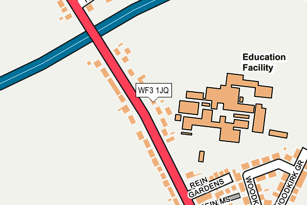Map of LEODIS ACADEMY SERVICES LTD. at local scale