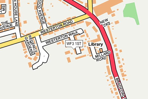 WF3 1ST map - OS OpenMap – Local (Ordnance Survey)