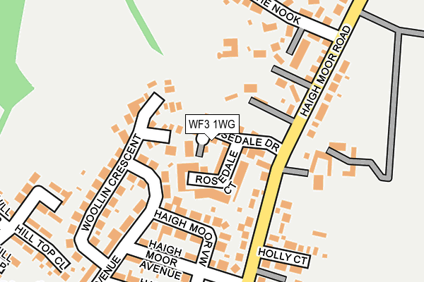 Map of MUMMYFIT (WAKEFIELD & MORLEY) LTD at local scale