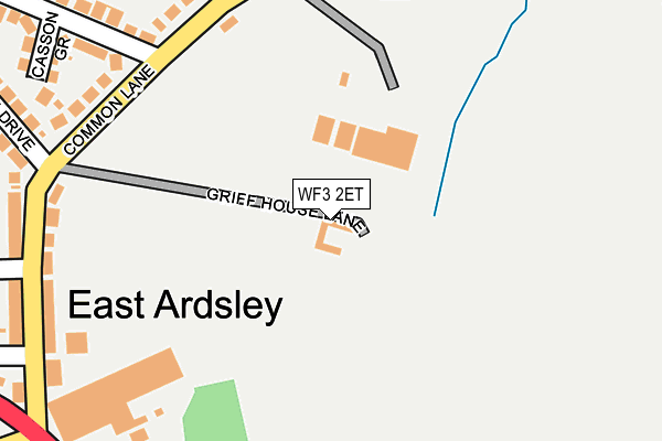 WF3 2ET map - OS OpenMap – Local (Ordnance Survey)