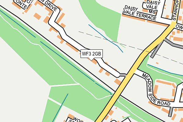 WF3 2GB map - OS OpenMap – Local (Ordnance Survey)