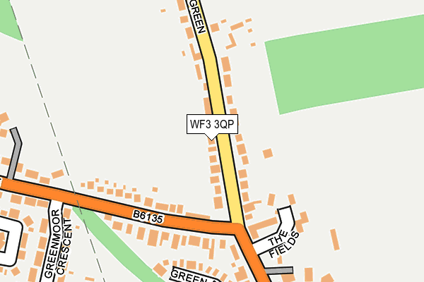 WF3 3QP map - OS OpenMap – Local (Ordnance Survey)