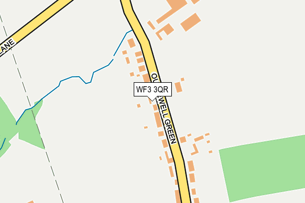 WF3 3QR map - OS OpenMap – Local (Ordnance Survey)