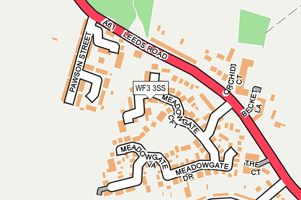 Map of MICROTECH WAKEFIELD LIMITED at local scale