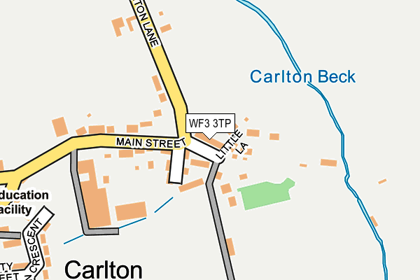 WF3 3TP map - OS OpenMap – Local (Ordnance Survey)