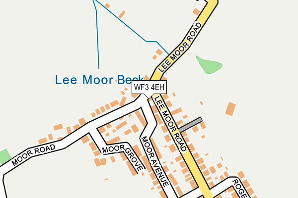 WF3 4EH map - OS OpenMap – Local (Ordnance Survey)