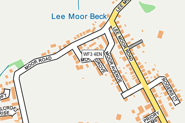 WF3 4EN map - OS OpenMap – Local (Ordnance Survey)