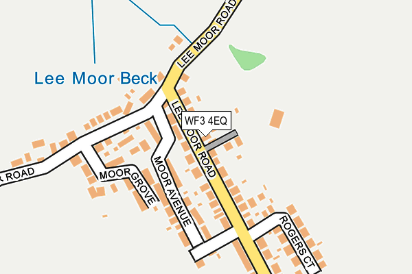 WF3 4EQ map - OS OpenMap – Local (Ordnance Survey)