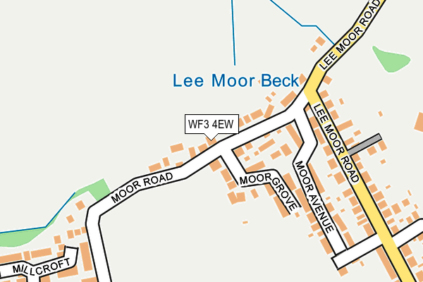 WF3 4EW map - OS OpenMap – Local (Ordnance Survey)