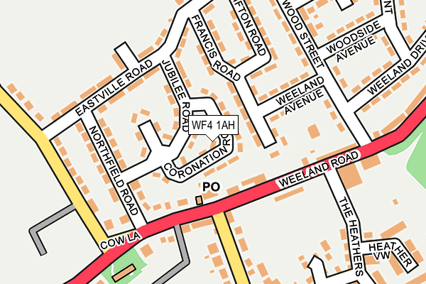 WF4 1AH map - OS OpenMap – Local (Ordnance Survey)