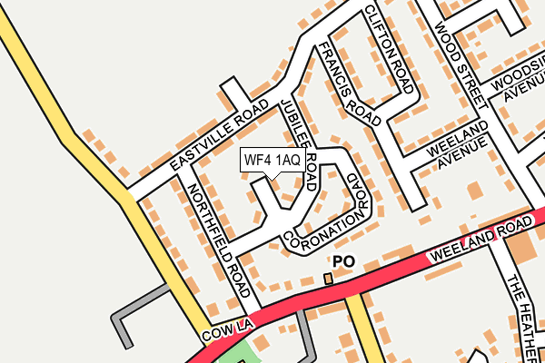 WF4 1AQ map - OS OpenMap – Local (Ordnance Survey)