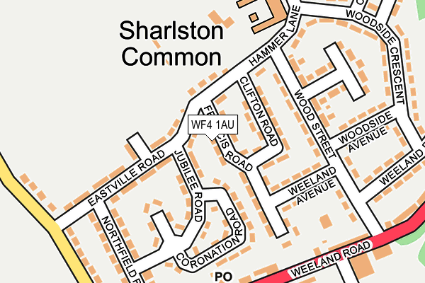 WF4 1AU map - OS OpenMap – Local (Ordnance Survey)