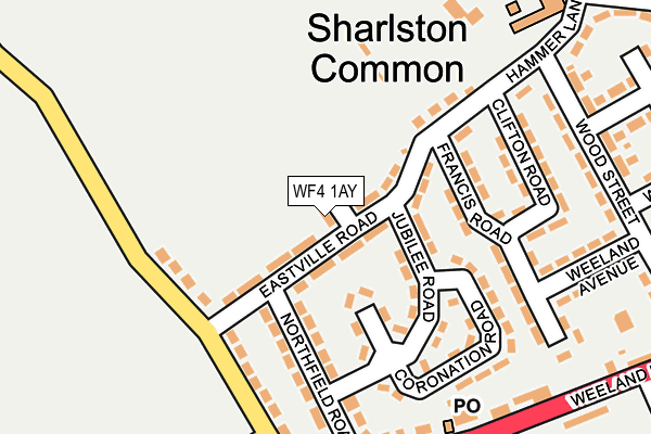 WF4 1AY map - OS OpenMap – Local (Ordnance Survey)