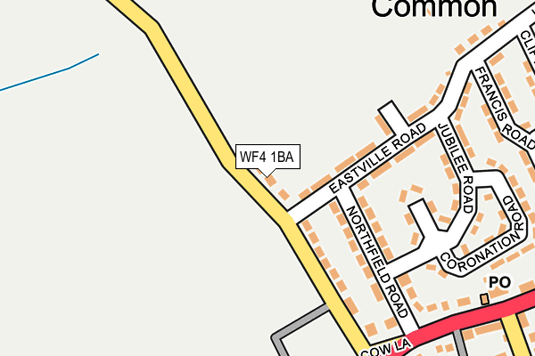 WF4 1BA map - OS OpenMap – Local (Ordnance Survey)