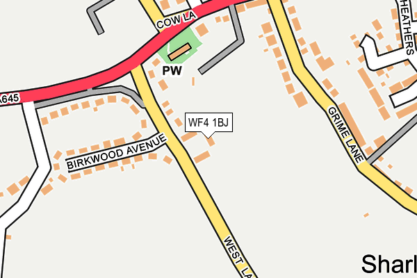 WF4 1BJ map - OS OpenMap – Local (Ordnance Survey)