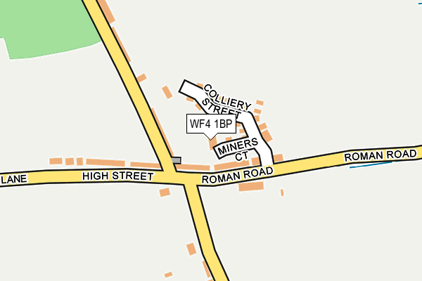 WF4 1BP map - OS OpenMap – Local (Ordnance Survey)