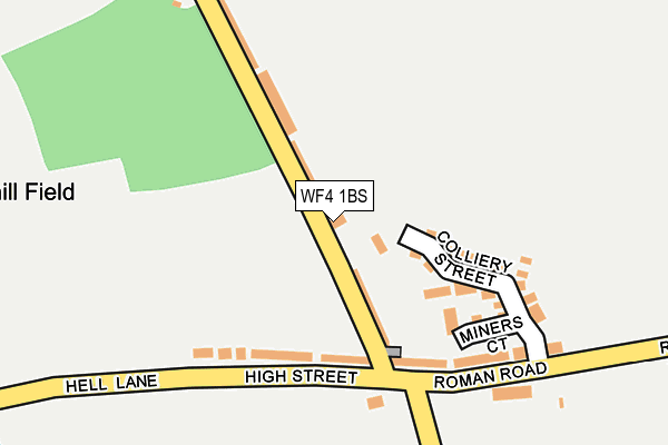 WF4 1BS map - OS OpenMap – Local (Ordnance Survey)