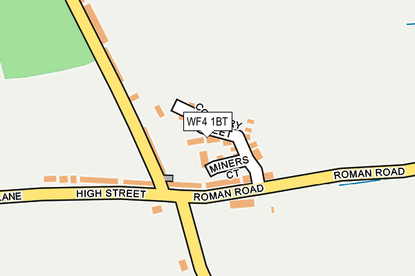 WF4 1BT map - OS OpenMap – Local (Ordnance Survey)