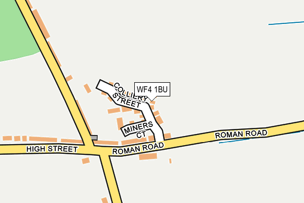 WF4 1BU map - OS OpenMap – Local (Ordnance Survey)