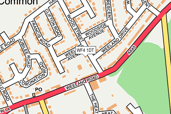 WF4 1DT map - OS OpenMap – Local (Ordnance Survey)