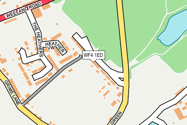 WF4 1ED map - OS OpenMap – Local (Ordnance Survey)