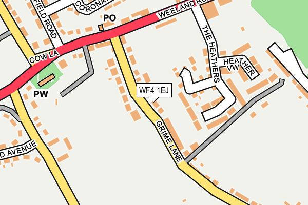 WF4 1EJ map - OS OpenMap – Local (Ordnance Survey)