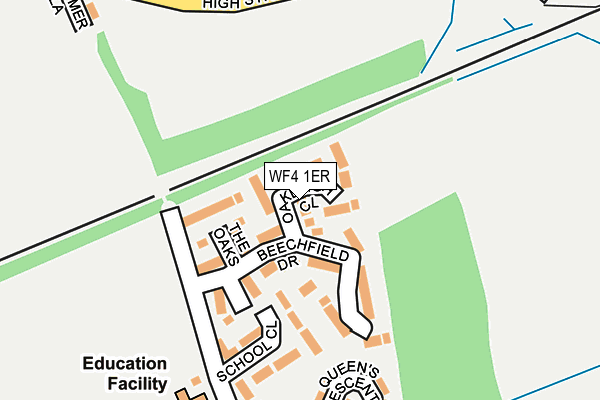 WF4 1ER map - OS OpenMap – Local (Ordnance Survey)