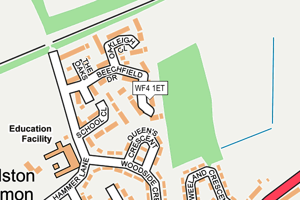 WF4 1ET map - OS OpenMap – Local (Ordnance Survey)