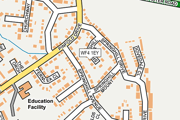 WF4 1EY map - OS OpenMap – Local (Ordnance Survey)