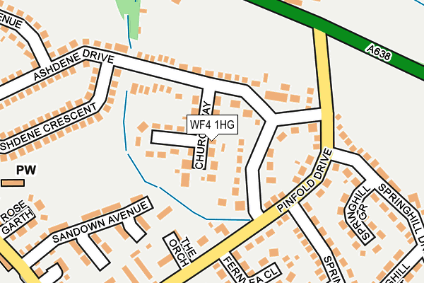 WF4 1HG map - OS OpenMap – Local (Ordnance Survey)