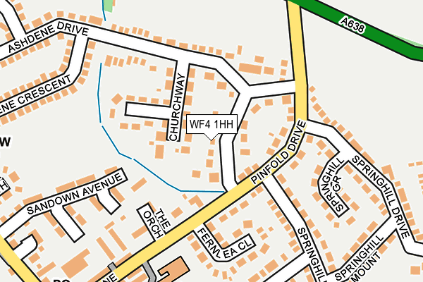 WF4 1HH map - OS OpenMap – Local (Ordnance Survey)