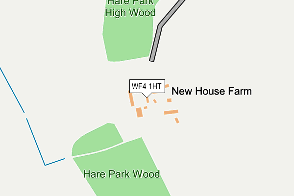 WF4 1HT map - OS OpenMap – Local (Ordnance Survey)