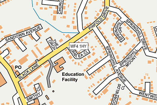 WF4 1HY map - OS OpenMap – Local (Ordnance Survey)