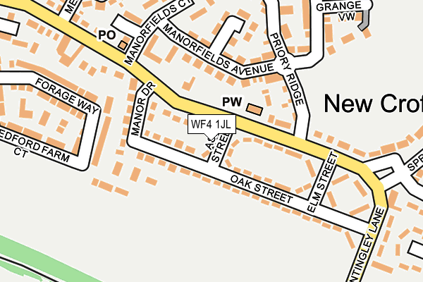 WF4 1JL map - OS OpenMap – Local (Ordnance Survey)