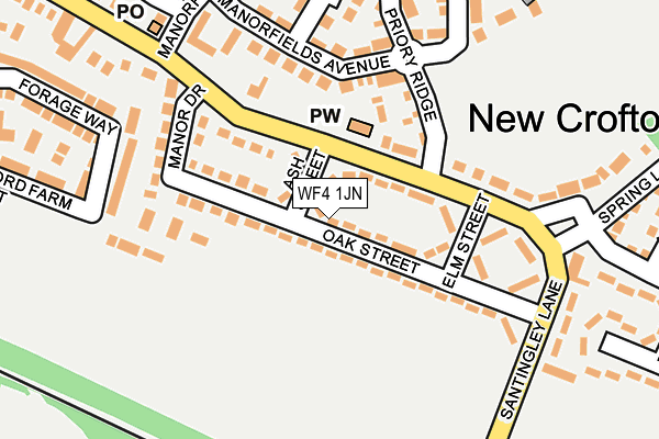 WF4 1JN map - OS OpenMap – Local (Ordnance Survey)