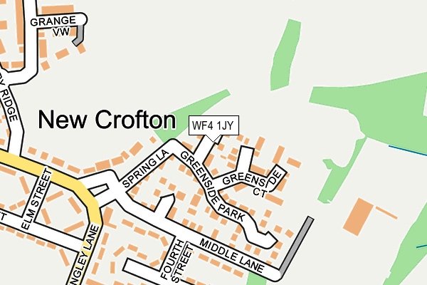 WF4 1JY map - OS OpenMap – Local (Ordnance Survey)