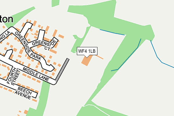 WF4 1LB map - OS OpenMap – Local (Ordnance Survey)
