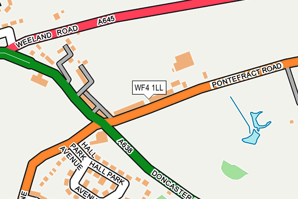 WF4 1LL map - OS OpenMap – Local (Ordnance Survey)