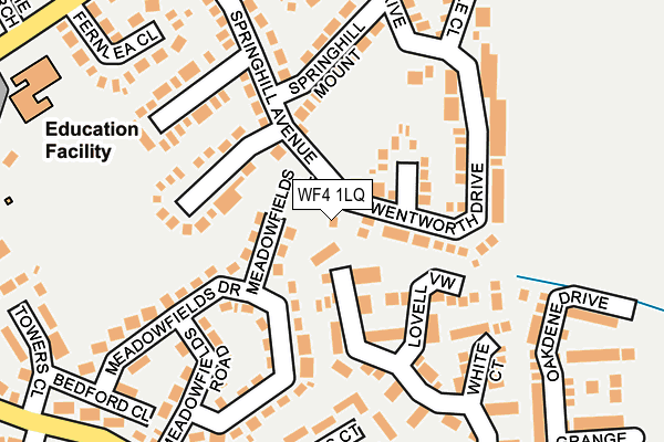 WF4 1LQ map - OS OpenMap – Local (Ordnance Survey)