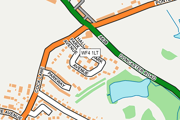 WF4 1LT map - OS OpenMap – Local (Ordnance Survey)