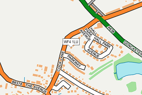 WF4 1LU map - OS OpenMap – Local (Ordnance Survey)