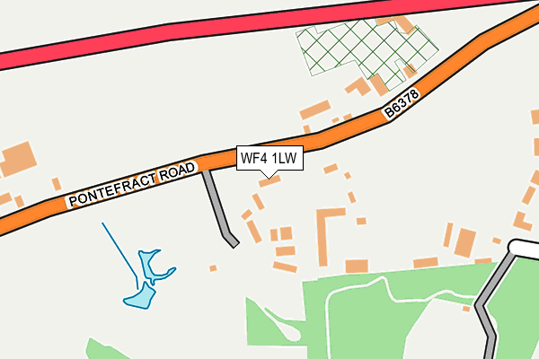 WF4 1LW map - OS OpenMap – Local (Ordnance Survey)