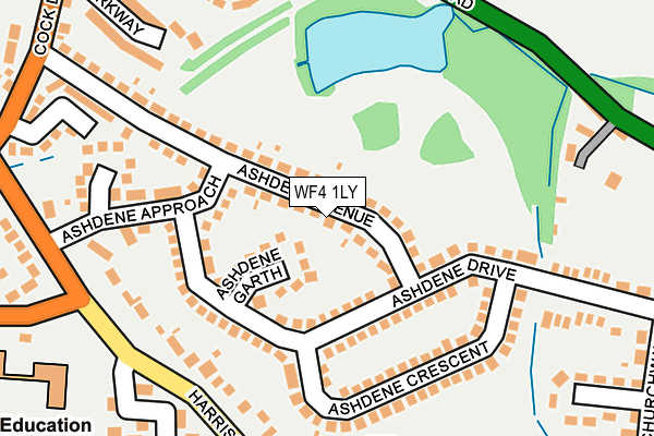 WF4 1LY map - OS OpenMap – Local (Ordnance Survey)