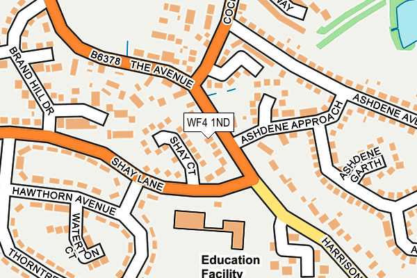 WF4 1ND map - OS OpenMap – Local (Ordnance Survey)