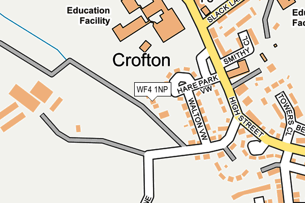 WF4 1NP map - OS OpenMap – Local (Ordnance Survey)