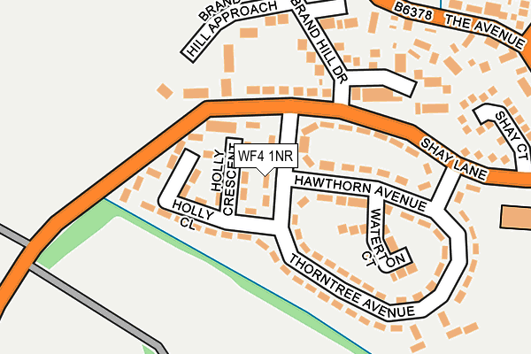 WF4 1NR map - OS OpenMap – Local (Ordnance Survey)