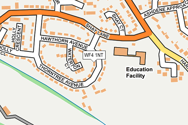 WF4 1NT map - OS OpenMap – Local (Ordnance Survey)