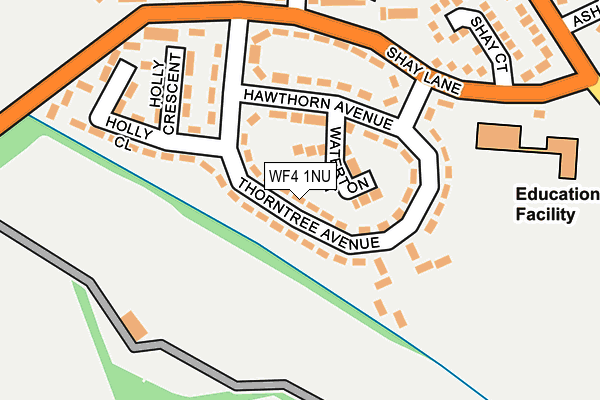 WF4 1NU map - OS OpenMap – Local (Ordnance Survey)